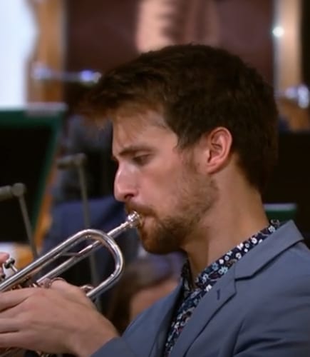 Musician Playing Trumpet