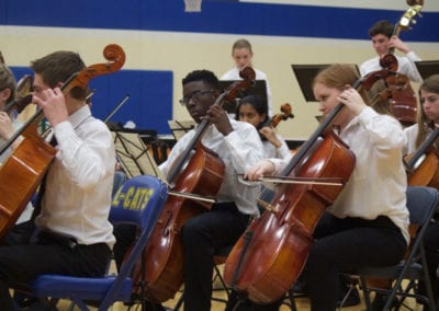 School Tour Cello Players