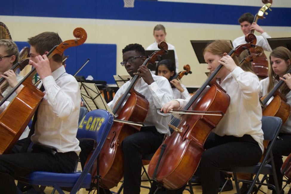 School Tour Cello Players