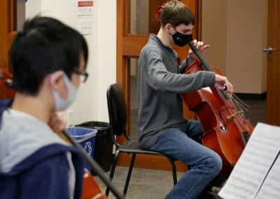 Youth Orchestra Cello Rehearsal