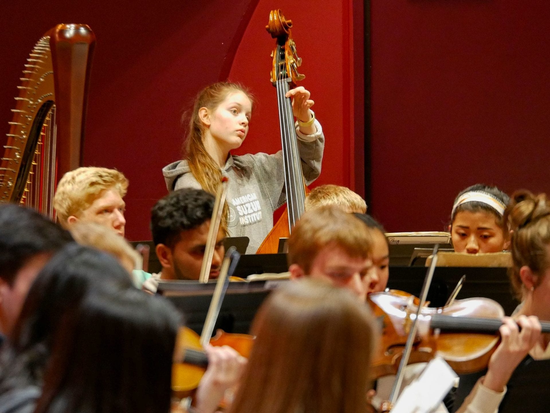 Students in Wisconsin Youth Symphony Orchestra