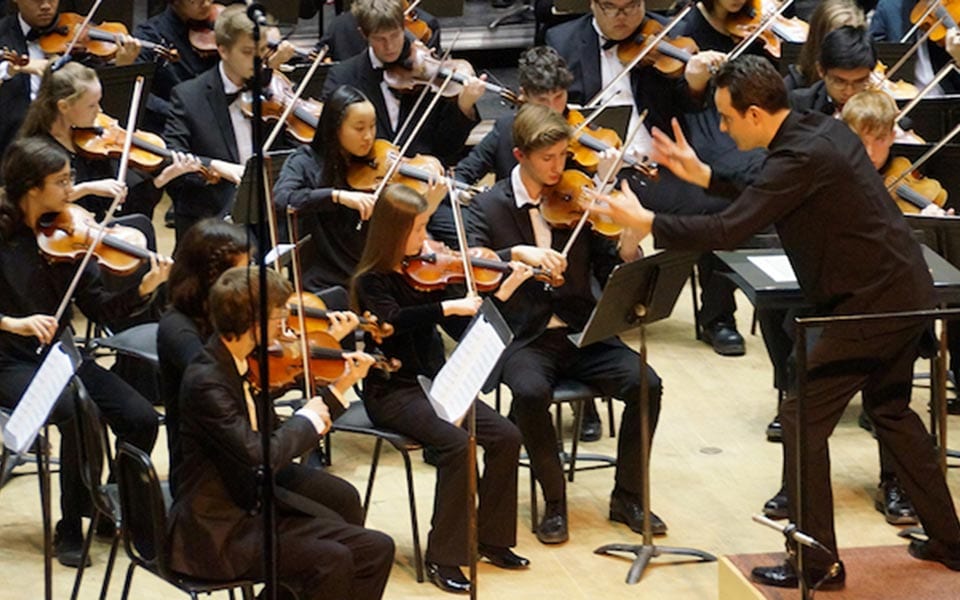 Winterfest Concert Image of Orchestra